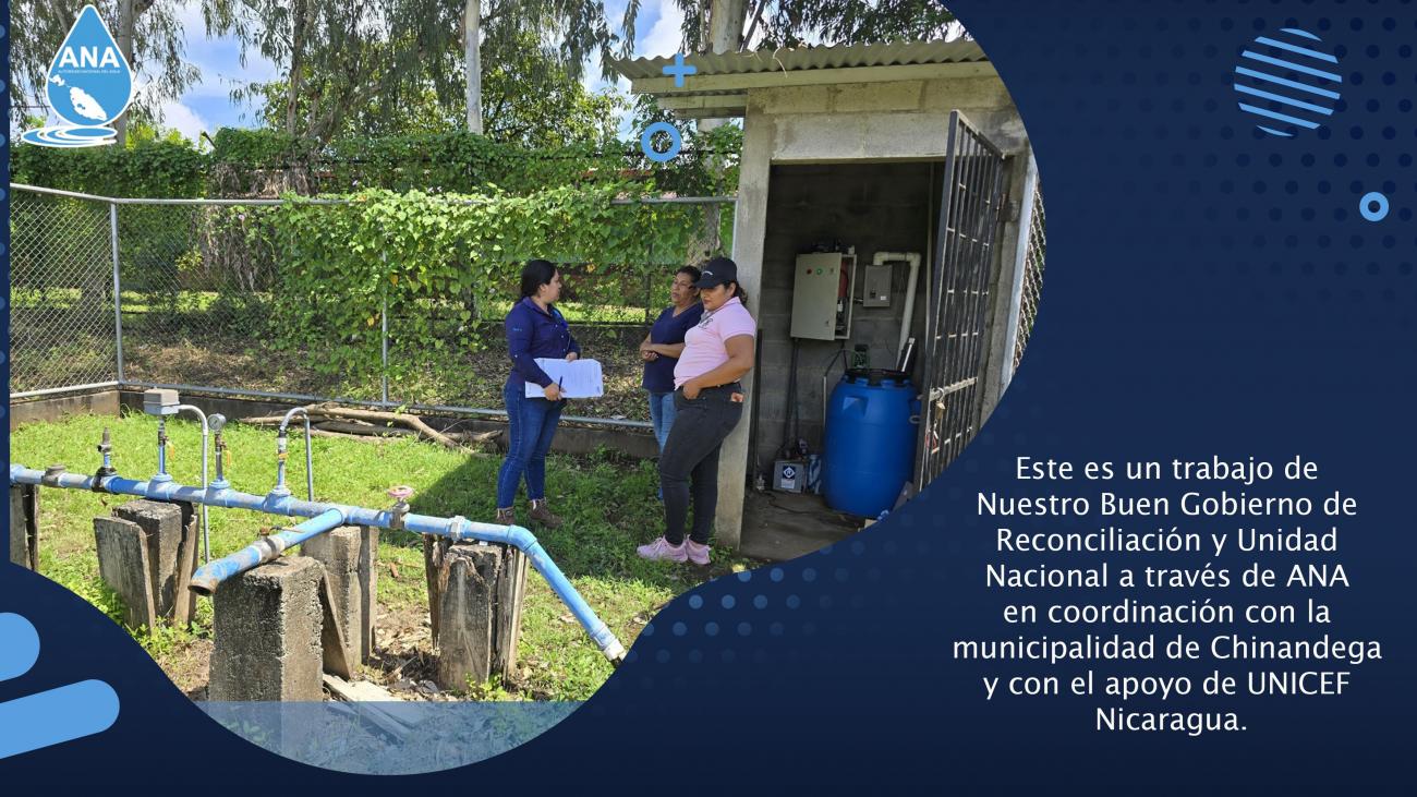 CAPS Villa Santa Catalina que abastece de agua a 960 familias nicaragüenses de los cuales 480 son niñas, niños y adolescentes de la  comunidad Villa Santa Catalina.