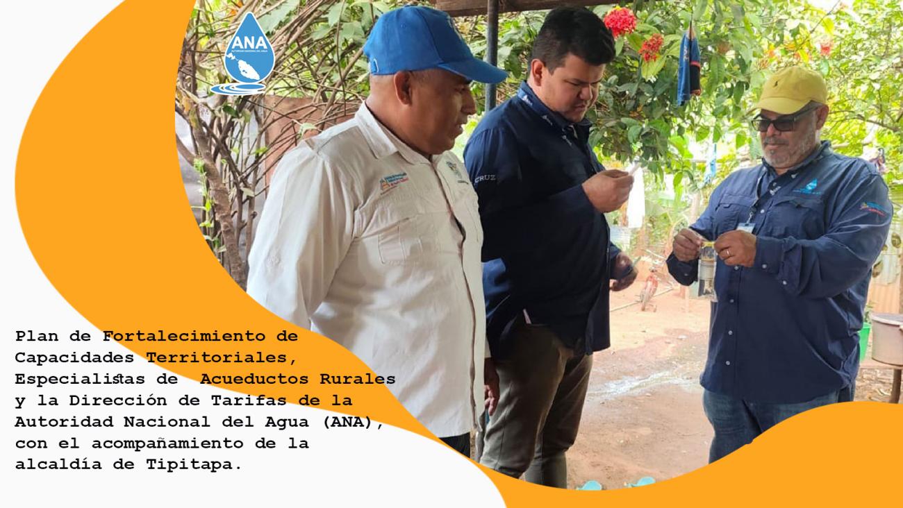 Inspección técnica al sistema de agua potable administrado por el CAPS Santa Lucía N°1 y N°2, Comunidad Santa Lucía.